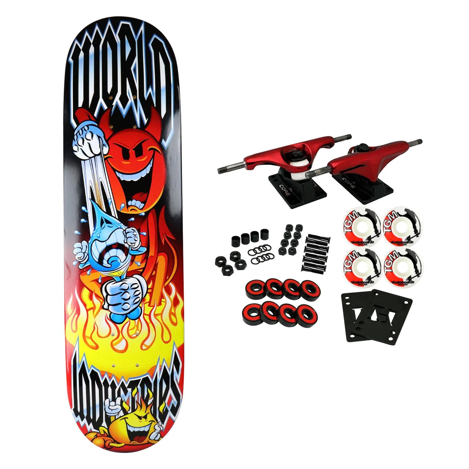 World Industries Skateboard Complete Wedgie 8.38"