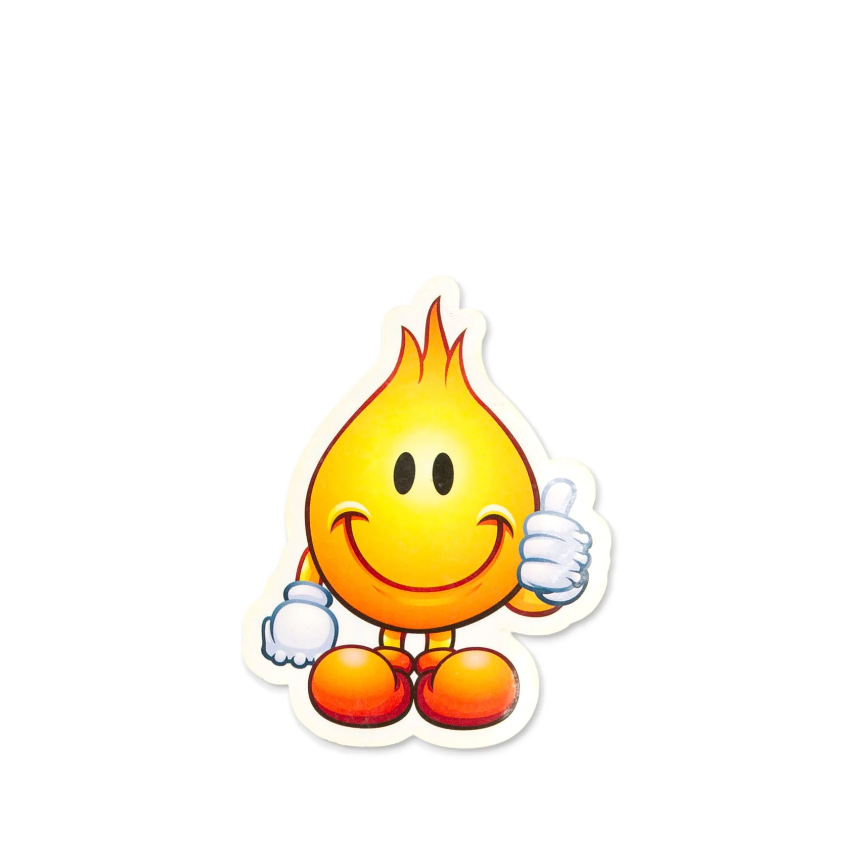 World Industries Skateboard Wax Flameboy Orange with Sticker - Image 3