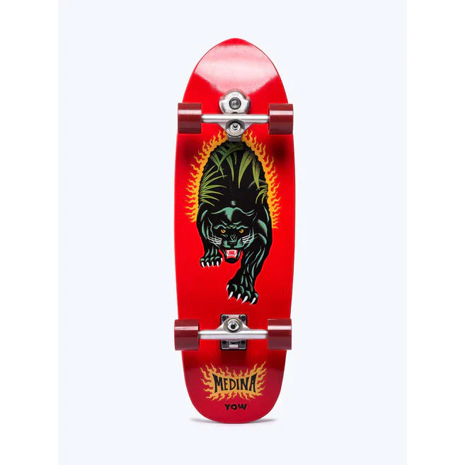 YOW Surfskate Cruiser Skateboard Medina Panthera 10.5" x 33.5" - Image 2