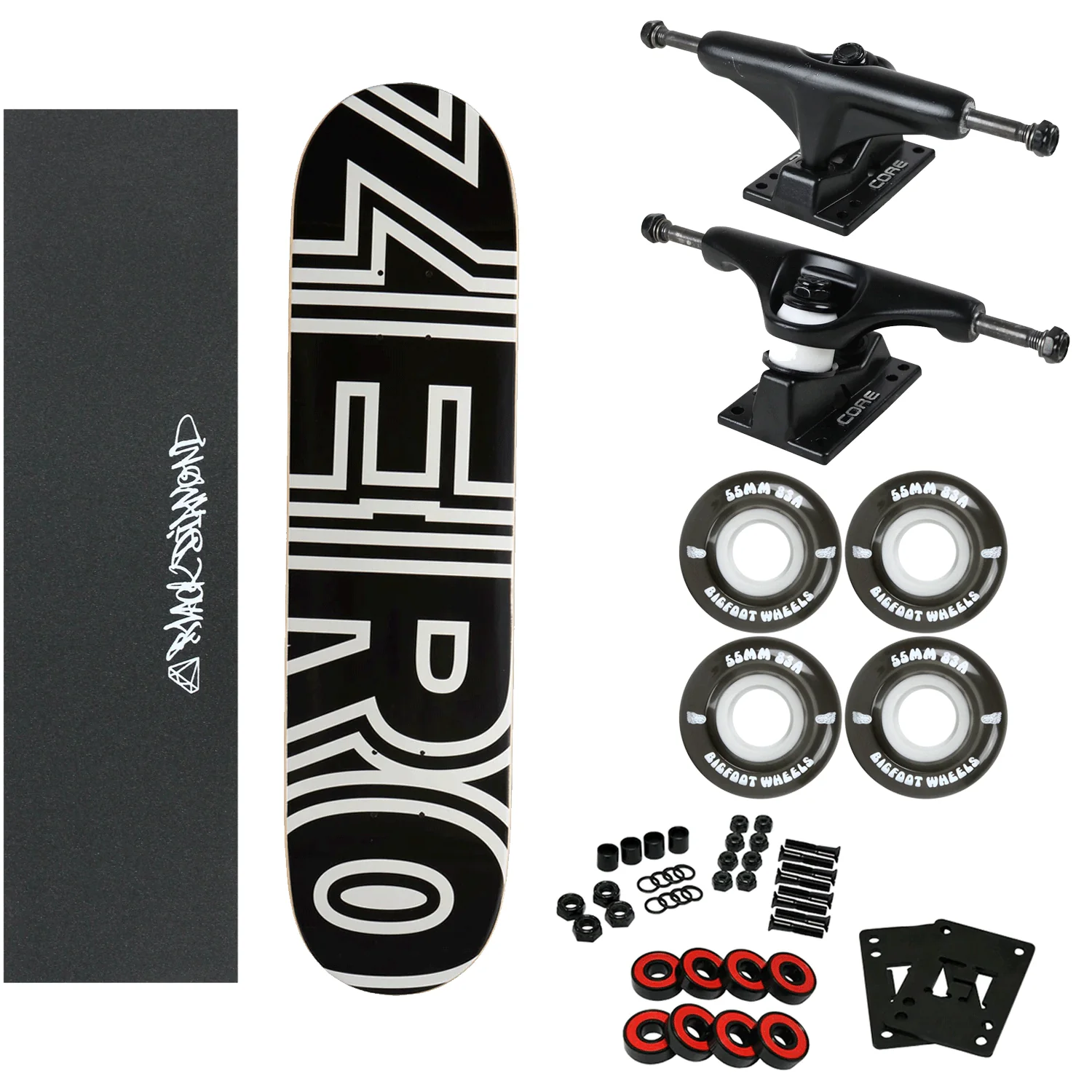 Zero Complete Bold 8.5" with 83A Soft Wheels