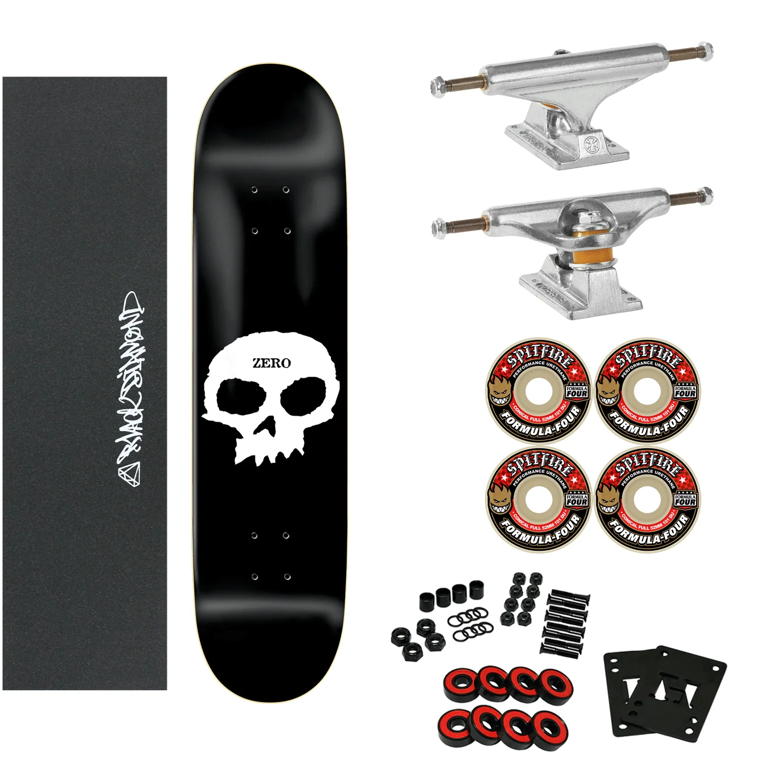 ZERO Complete Single Skull 8.25" Independent/Spitfire Premium