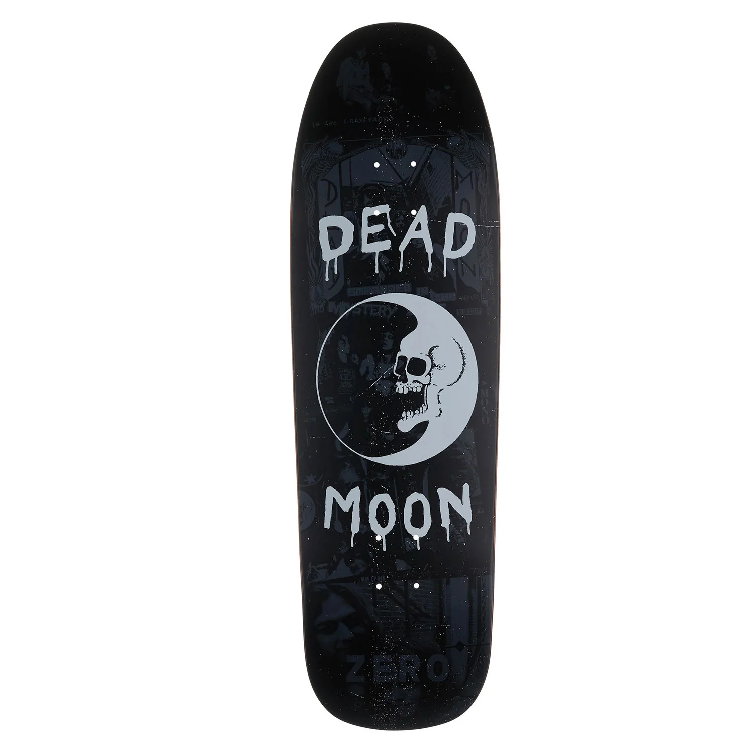 Zero Premium Skateboard with Ace Trucks, Triclops Wheels 9.25" Dead Moon Collage - Image 2