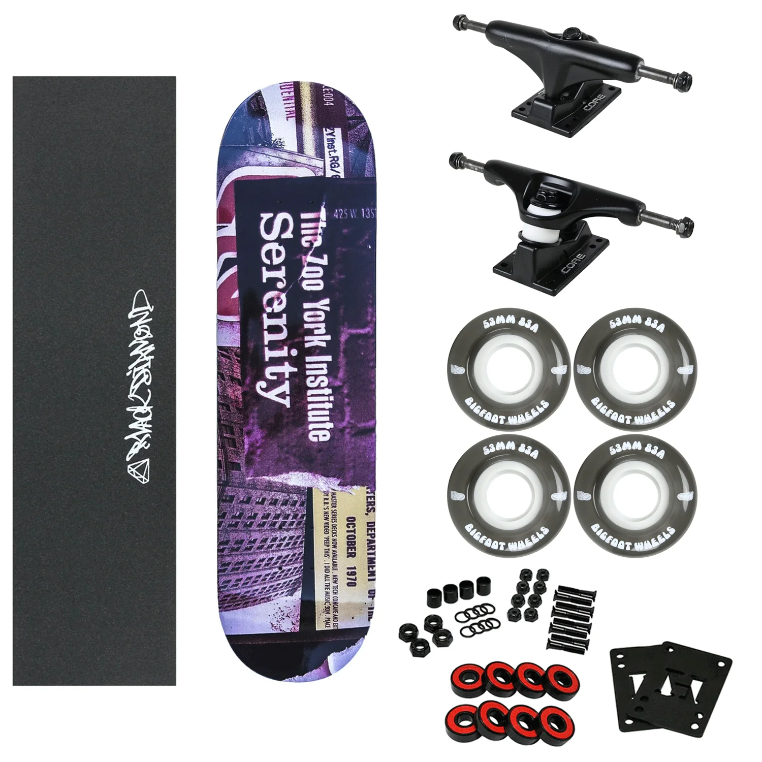 Zoo York Complete Clarendon 8.25" with 83A Soft Wheels