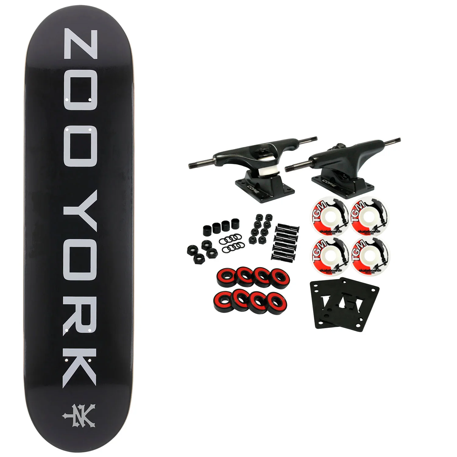 Zoo York Skateboard Complete OG 95 Logo Block 8.0"